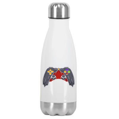 Halloween Dracula Gaming Controller Halloween Video Game Cute Gift Stainless Steel Insulated Water Bottle