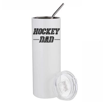 Hockey Dad Gift Funny Father's Day Stainless Steel Tumbler