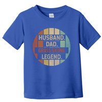 Husband Dad Grass Skiing Legend Vintage Gift Toddler T-Shirt