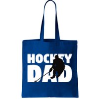 Hockey Dad Gift Hockey Silhouette Gift Father Cool Gift Tote Bag