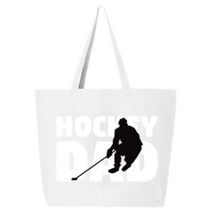 Hockey Dad Gift Hockey Silhouette Gift Father Cool Gift 25L Jumbo Tote