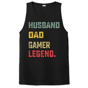 Husband Dad Gamer Legend FatherS Day Funny Gift PosiCharge Competitor Tank