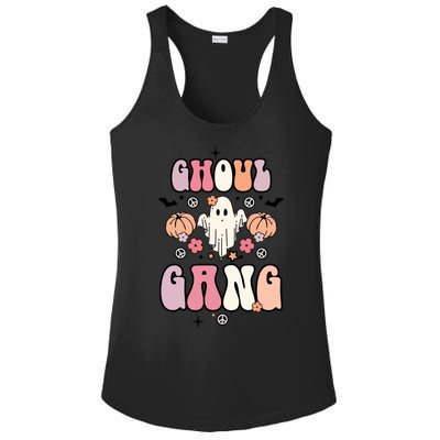 Halloween Day Ghoul Gang Ghost Retro Halloween Ladies PosiCharge Competitor Racerback Tank