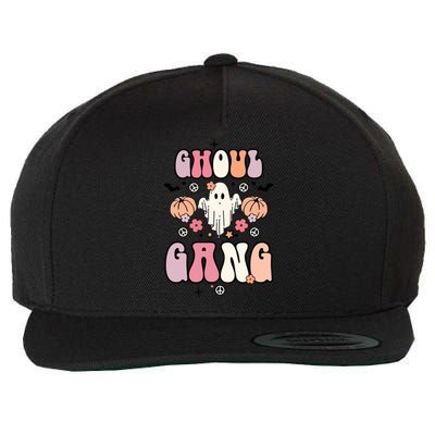 Halloween Day Ghoul Gang Ghost Retro Halloween Wool Snapback Cap