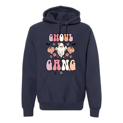 Halloween Day Ghoul Gang Ghost Retro Halloween Premium Hoodie