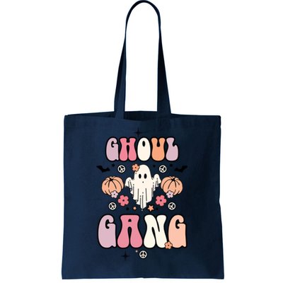 Halloween Day Ghoul Gang Ghost Retro Halloween Tote Bag