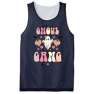 Halloween Day Ghoul Gang Ghost Retro Halloween Mesh Reversible Basketball Jersey Tank