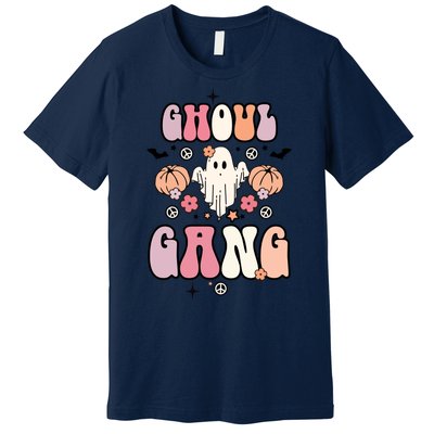 Halloween Day Ghoul Gang Ghost Retro Halloween Premium T-Shirt