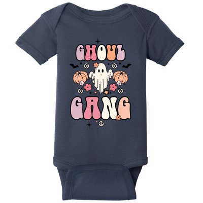 Halloween Day Ghoul Gang Ghost Retro Halloween Baby Bodysuit