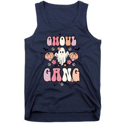 Halloween Day Ghoul Gang Ghost Retro Halloween Tank Top