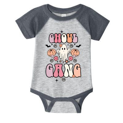 Halloween Day Ghoul Gang Ghost Retro Halloween Infant Baby Jersey Bodysuit