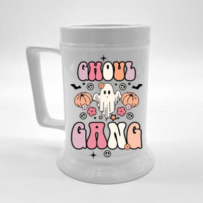 Halloween Day Ghoul Gang Ghost Retro Halloween Beer Stein