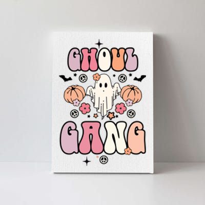 Halloween Day Ghoul Gang Ghost Retro Halloween Canvas