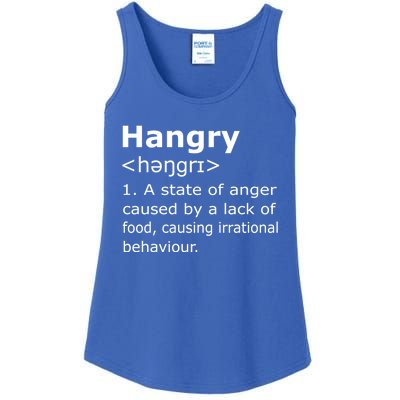 Hangry Definition Gift Ladies Essential Tank