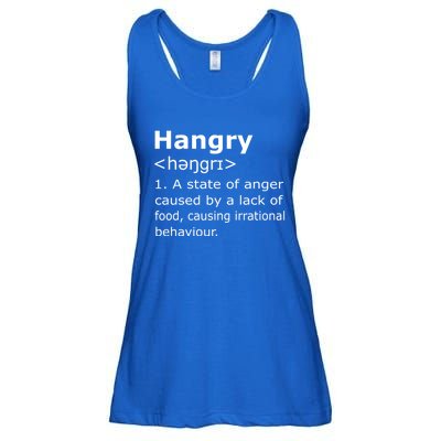 Hangry Definition Gift Ladies Essential Flowy Tank