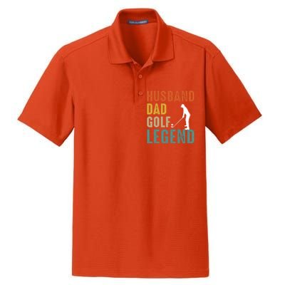 Husband Dad Golf Legend Meaningful Gift Dry Zone Grid Polo