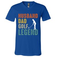 Husband Dad Golf Legend Meaningful Gift V-Neck T-Shirt