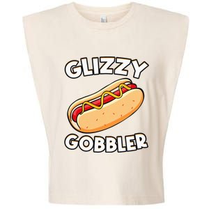 Hot Dog Glizzy Gobbler Number One Glizzy Gladiator Garment-Dyed Women's Muscle Tee