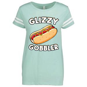 Hot Dog Glizzy Gobbler Number One Glizzy Gladiator Enza Ladies Jersey Football T-Shirt