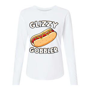 Hot Dog Glizzy Gobbler Number One Glizzy Gladiator Womens Cotton Relaxed Long Sleeve T-Shirt