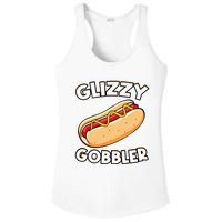 Hot Dog Glizzy Gobbler Number One Glizzy Gladiator Ladies PosiCharge Competitor Racerback Tank