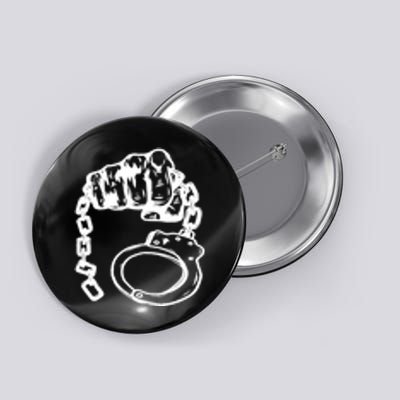 Hand Drawn Handcuff Fist Button