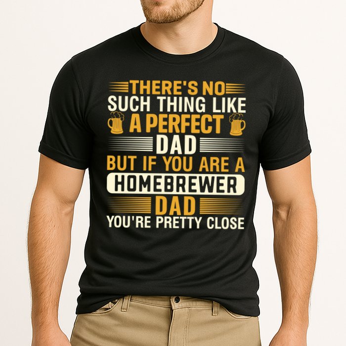 Homebrewer Dad Homebrewing Beer Brewing Fathers Day Gift Cooling Performance Crew T-Shirt