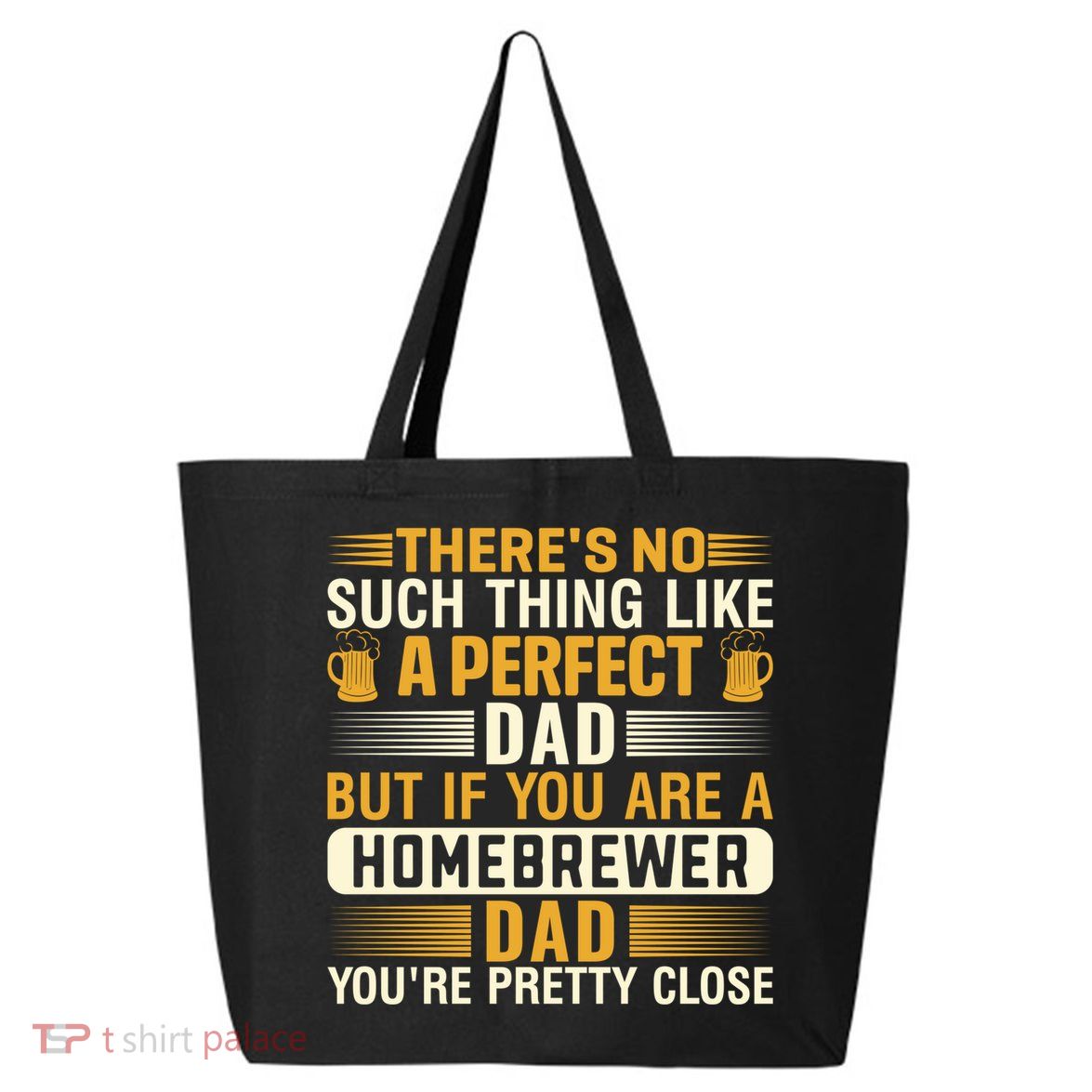 Homebrewer Dad Homebrewing Beer Brewing Fathers Day Gift 25L Jumbo Tote