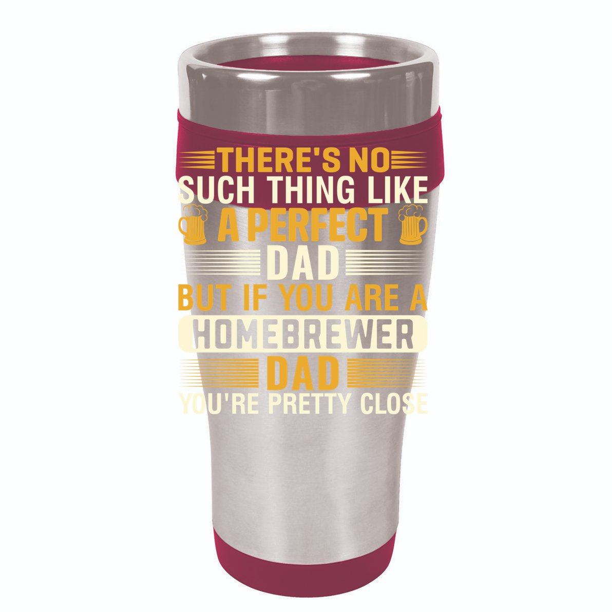 Homebrewer Dad Homebrewing Beer Brewing Fathers Day Gift Womens T-Shirt