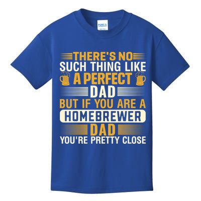 Homebrewer Dad Homebrewing Beer Brewing Fathers Day Gift Kids T-Shirt