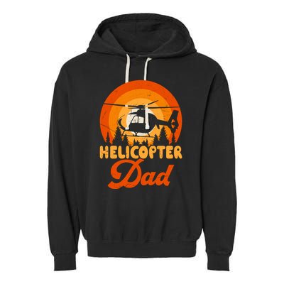 Helicopter Dad Garment-Dyed Fleece Hoodie