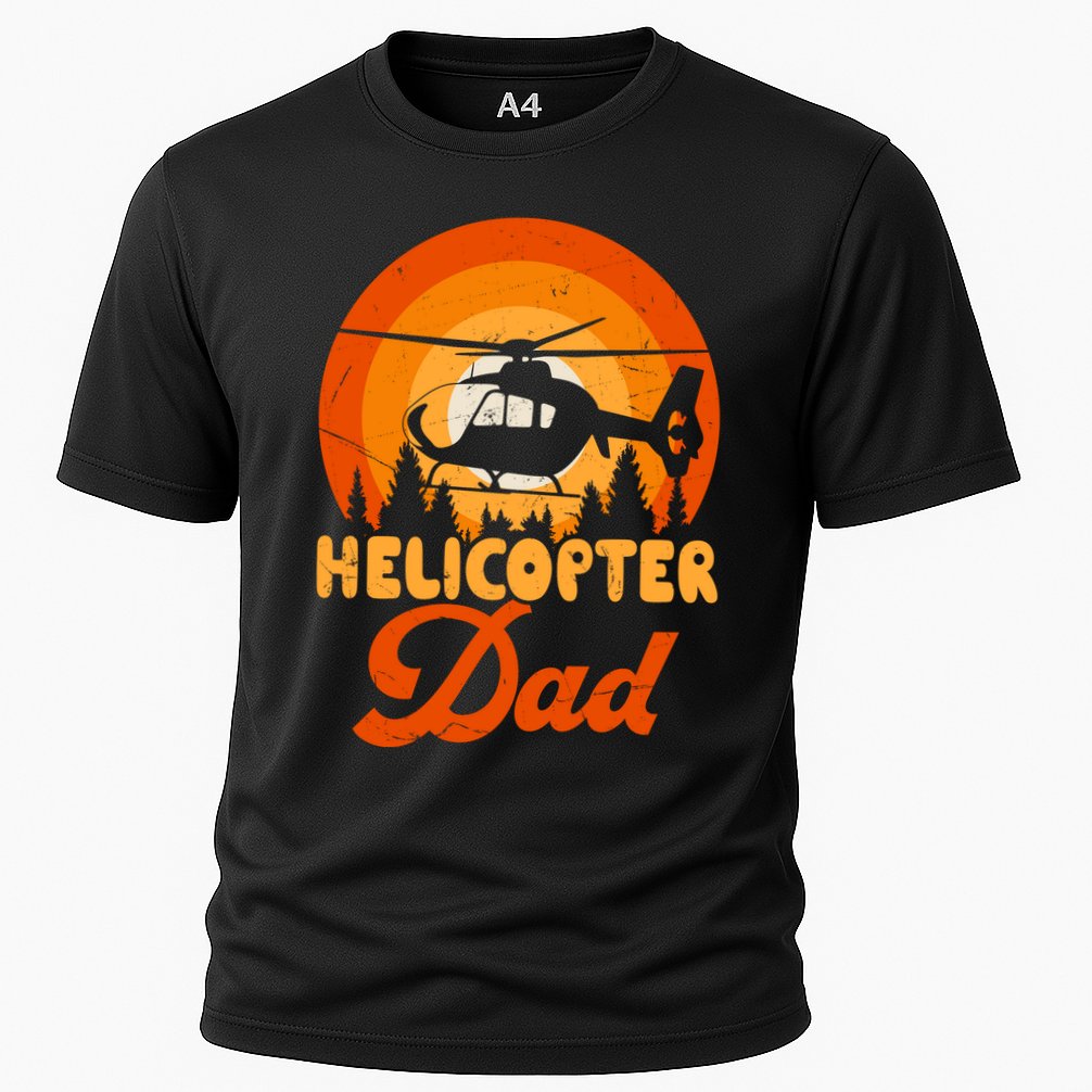 Helicopter Dad Cooling Performance Crew T-Shirt