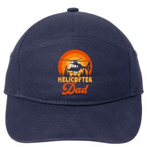 Helicopter Dad 7-Panel Snapback Hat