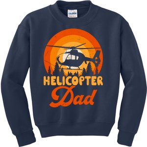 Helicopter Dad Kids Sweatshirt