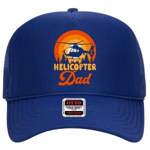 Helicopter Dad High Crown Mesh Back Trucker Hat