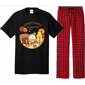 H.umpty D.umpty Had A Great Fall Happy Fall Yall Autumn Gifts Pajama Set