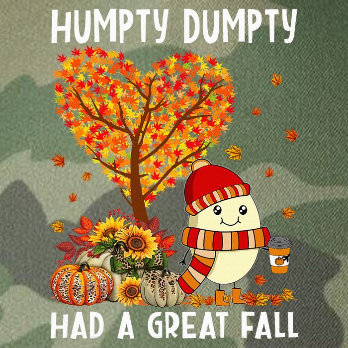 H.umpty D.umpty Had A Great Fall Thanksgiving Autumn Halloween Legacy Tie Dye Trucker Hat