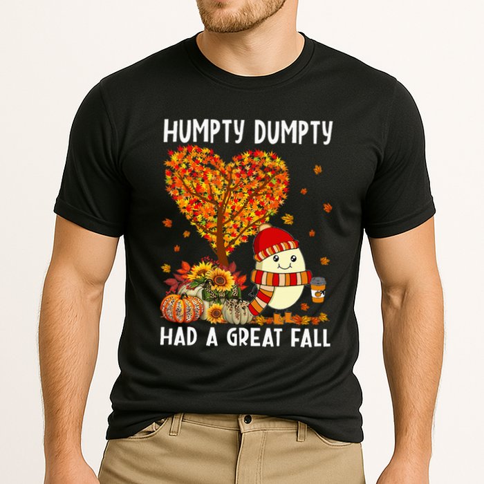H.umpty D.umpty Had A Great Fall Thanksgiving Autumn Halloween Performance Shirt