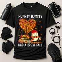 H.umpty D.umpty Had A Great Fall Thanksgiving Autumn Halloween Performance Shirt