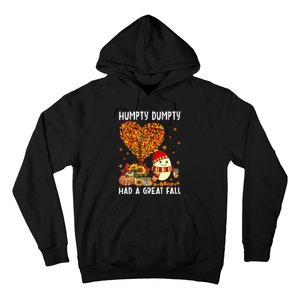 H.umpty D.umpty Had A Great Fall Thanksgiving Autumn Halloween Hoodie