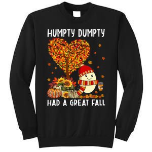 H.umpty D.umpty Had A Great Fall Thanksgiving Autumn Halloween Sweatshirt