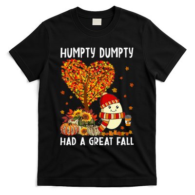 H.umpty D.umpty Had A Great Fall Thanksgiving Autumn Halloween T-Shirt