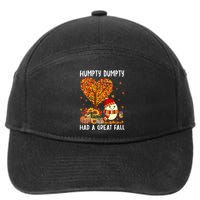 H.umpty D.umpty Had A Great Fall Thanksgiving Autumn Halloween 7-Panel Snapback Hat