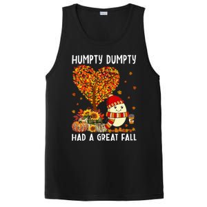 H.umpty D.umpty Had A Great Fall Thanksgiving Autumn Halloween PosiCharge Competitor Tank