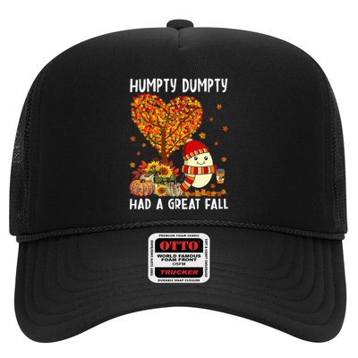 H.umpty D.umpty Had A Great Fall Thanksgiving Autumn Halloween Trucker Hat