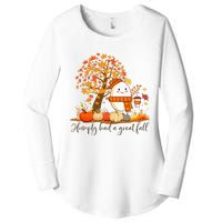 H.U.M.P.T.Y. .D.U.M.P.T.Y Had A Great Fall Thanksgiving Autumn Women's Perfect Tri Tunic Long Sleeve Shirt