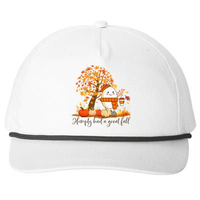 H.U.M.P.T.Y. .D.U.M.P.T.Y Had A Great Fall Thanksgiving Autumn Snapback Five-Panel Rope Hat