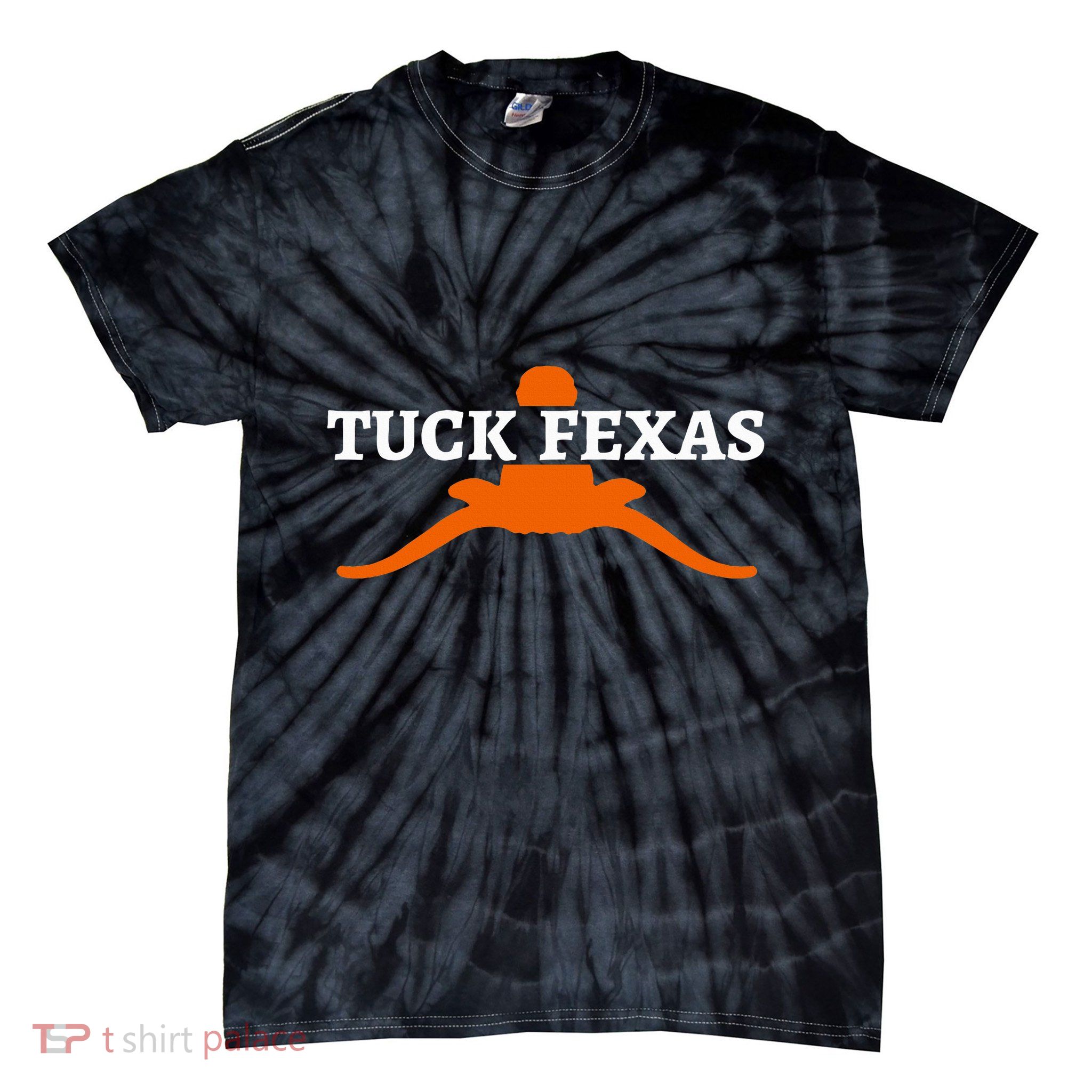 Horns Down Horns Down Texas Tuck Fexas Tie-Dye T-Shirt