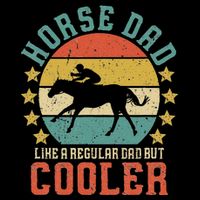 Horse Dad Horseback Riding FatherS Day Gift Button
