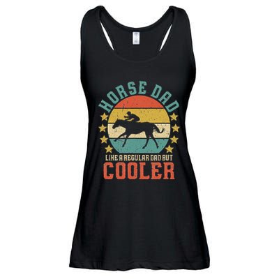 Horse Dad Horseback Riding FatherS Day Gift Ladies Essential Flowy Tank